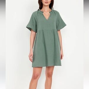 Old Navy Green Mini Dress